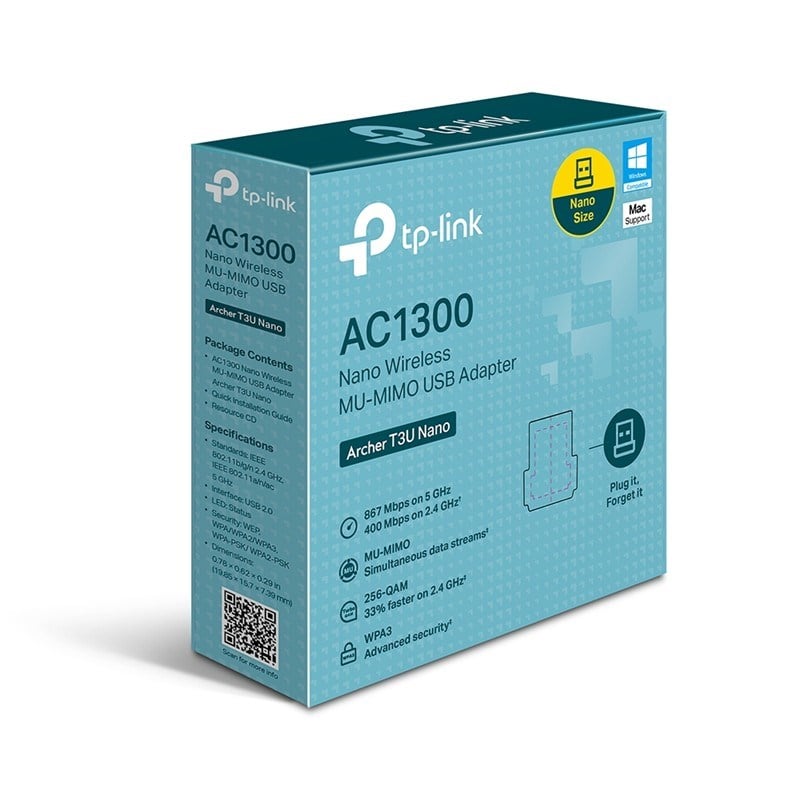 ARCHER T3U NANO AC1300 KABLOSUZ USB ADAPTÖR
