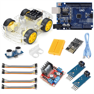 Arduino Süper Combo 4WD Araç Seti Wifi
