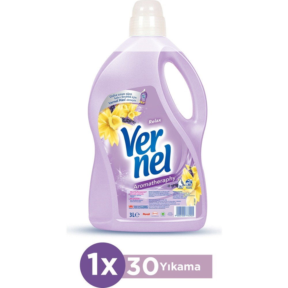 Aromaterapi Özellikli 3L Çamaşır Yumuşatıcısı 30 Yıkama Kapasitesi