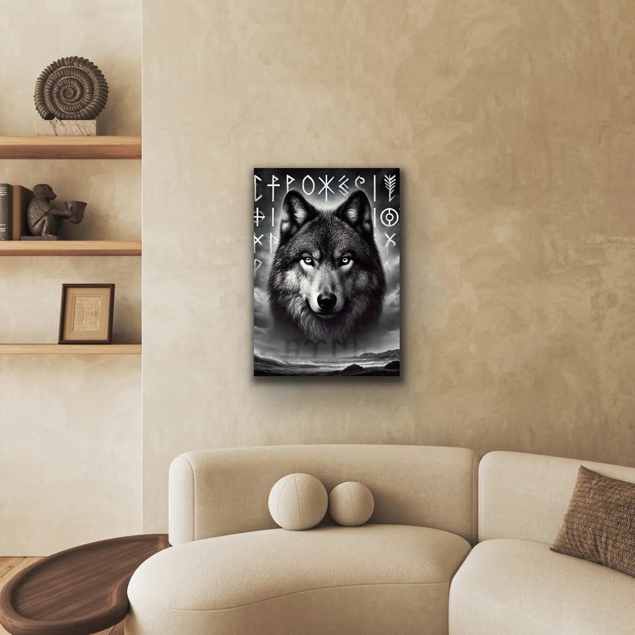 Asil Kurt Kanvas Tablo 70x100cm