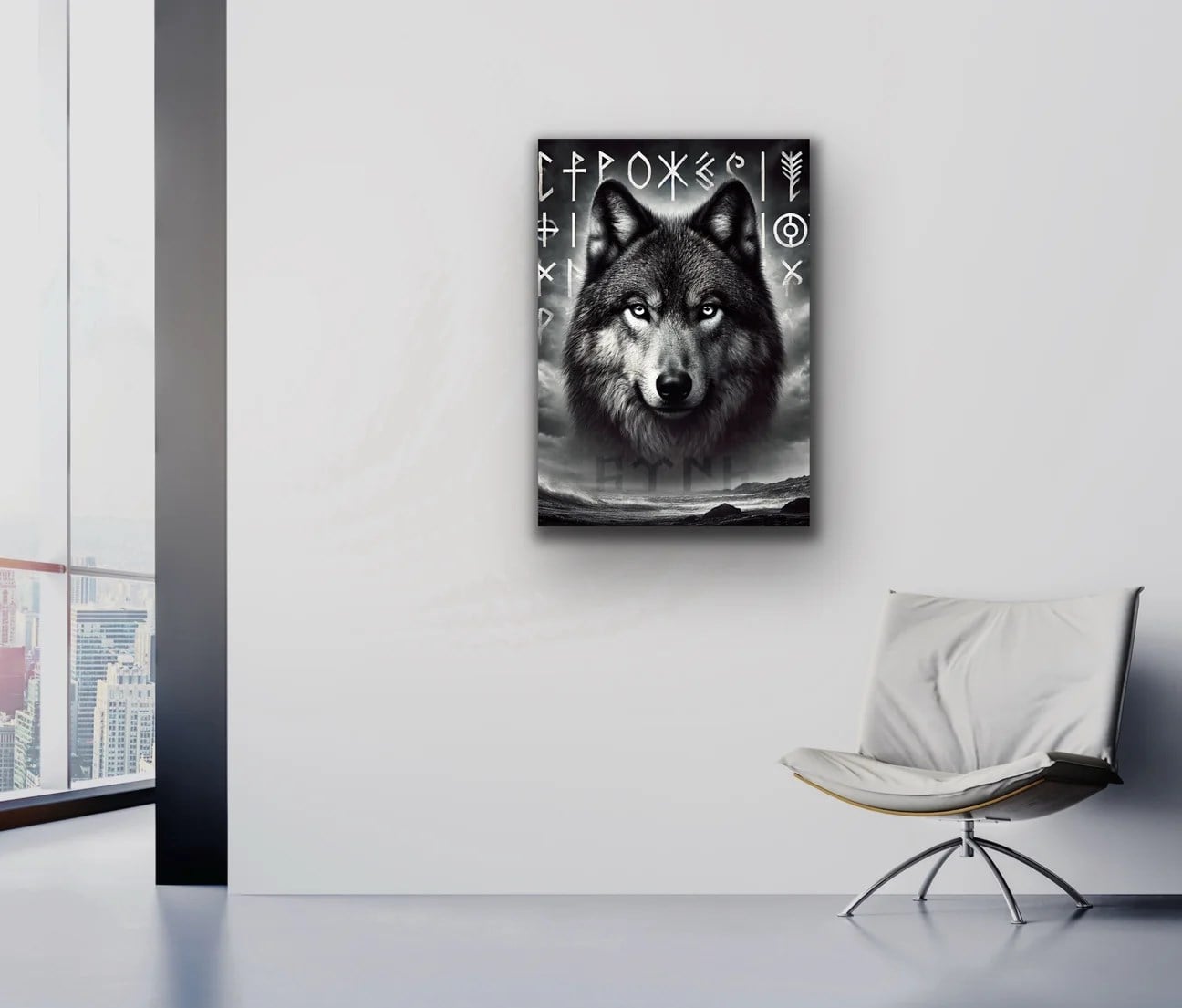 Asil Kurt Kanvas Tablo 70x100cm