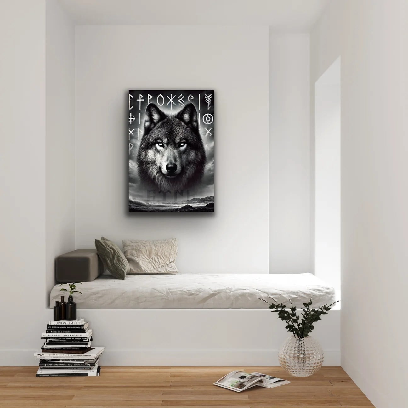Asil Kurt Kanvas Tablo 70x100cm