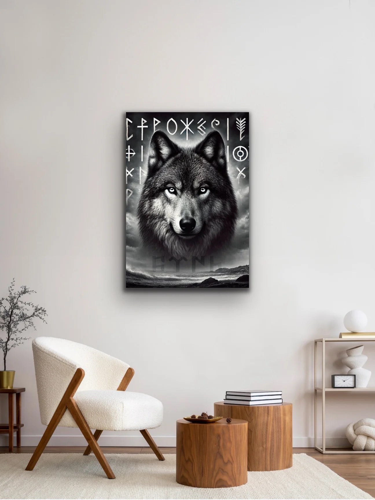 Asil Kurt Kanvas Tablo 70x100cm