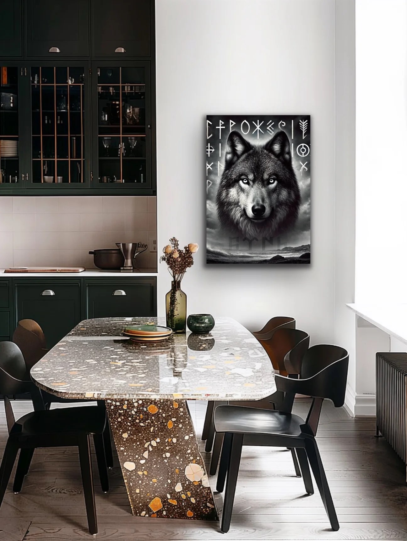 Asil Kurt Kanvas Tablo 70x100cm