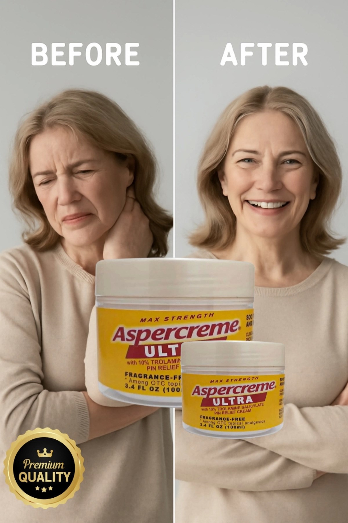 Aspercreme Ultra  Masaj Kremi 2'li Set
