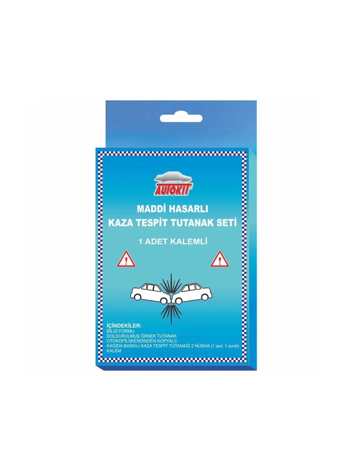 Autokit Kaza Tespit Tutanağı Kalemli