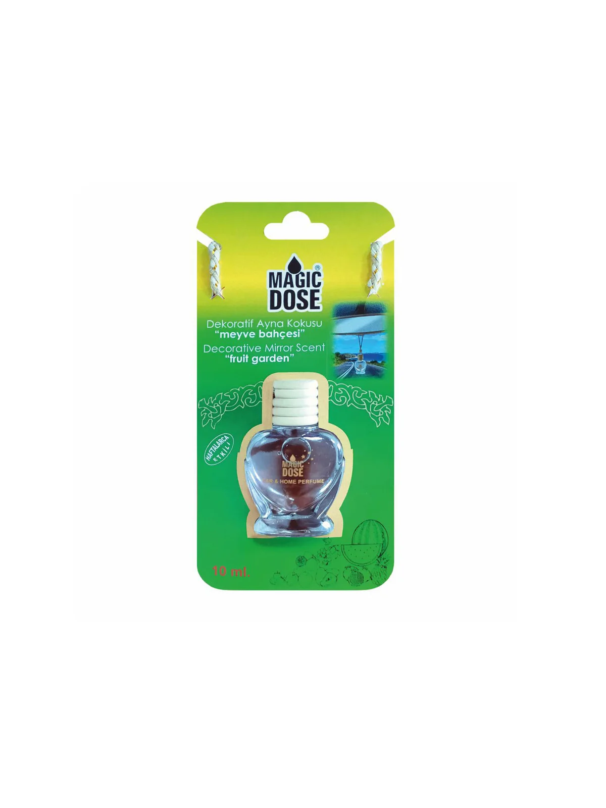 Autokit Magic Dose Dekoratif Ayna Kokusu Meyve Bahçesi 10ml