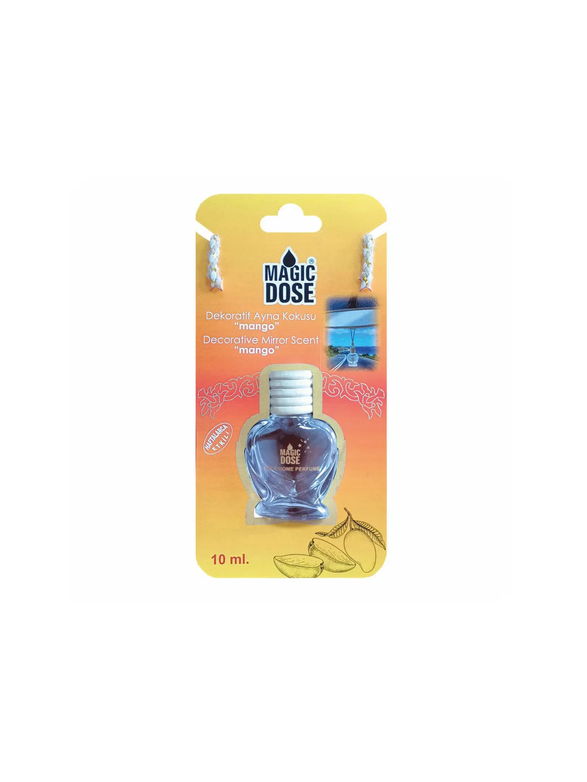 Autokit Magic Dose Dekoratif Ayna Kokusu Mango 10ml