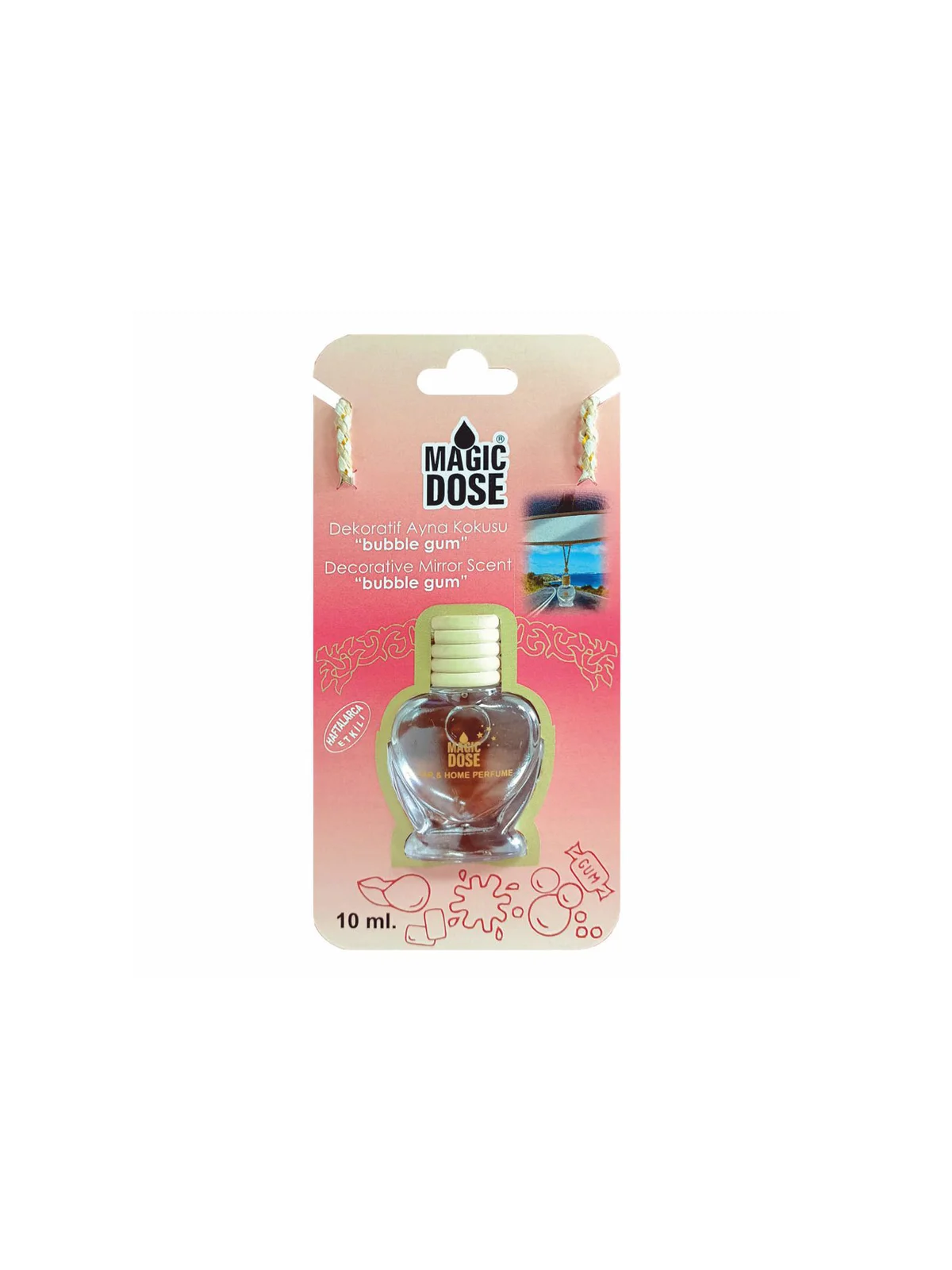 Autokit Magic Dose Dekoratif Ayna Kokusu Buble Gun 10ml