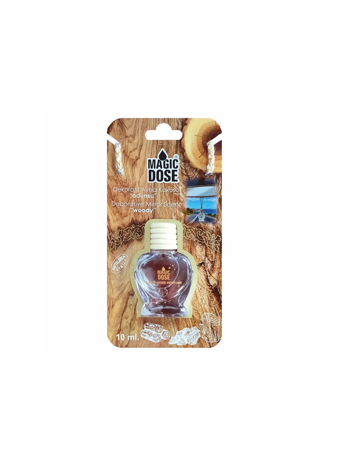 Autokit Magic Dose Dekoratif Ayna Kokusu Odunsu 10ml