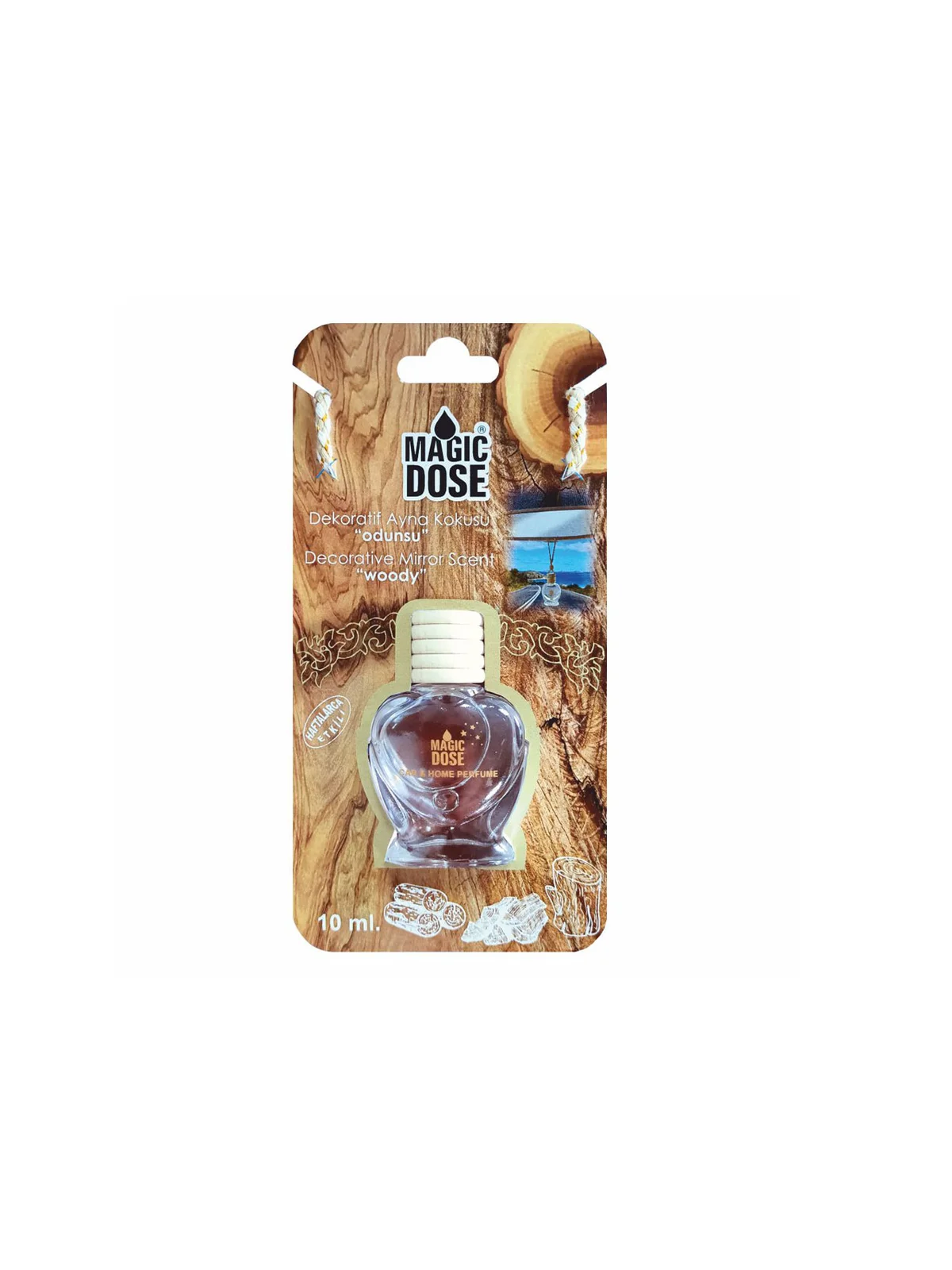 Autokit Magic Dose Dekoratif Ayna Kokusu Odunsu 10ml