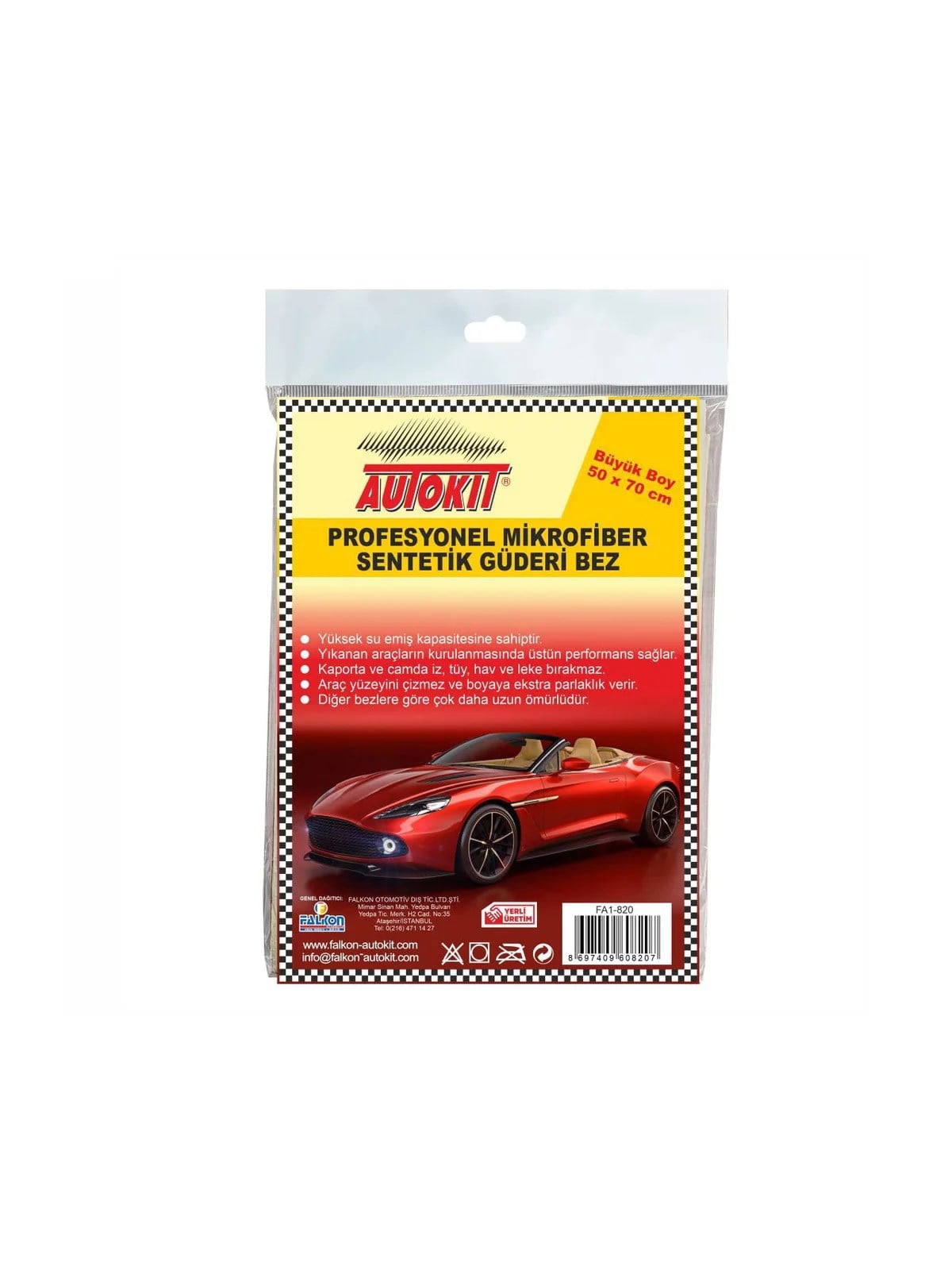 Autokit Oto Kurulama Bezi 50x70cm