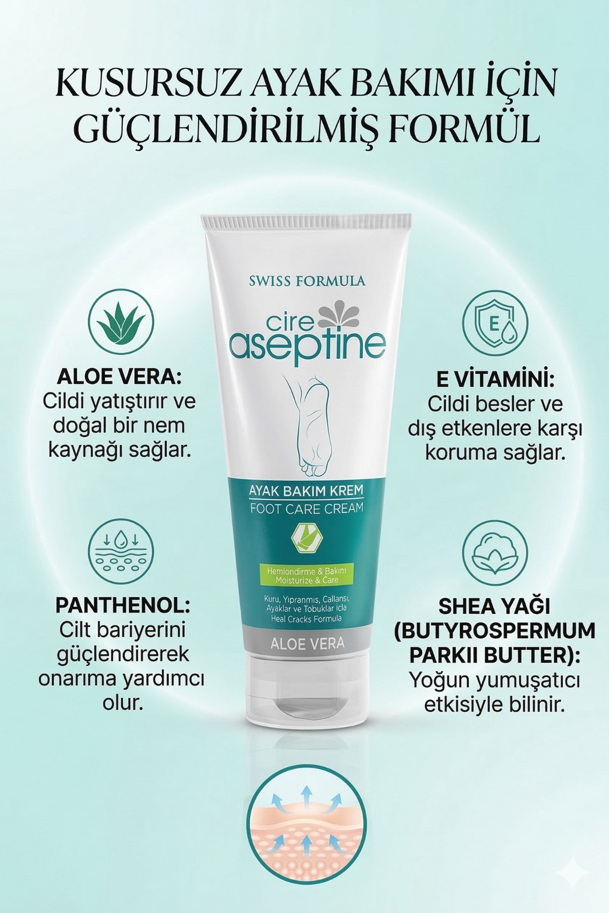Ayak Bakim Kremi & İsviçre Formül 75ML