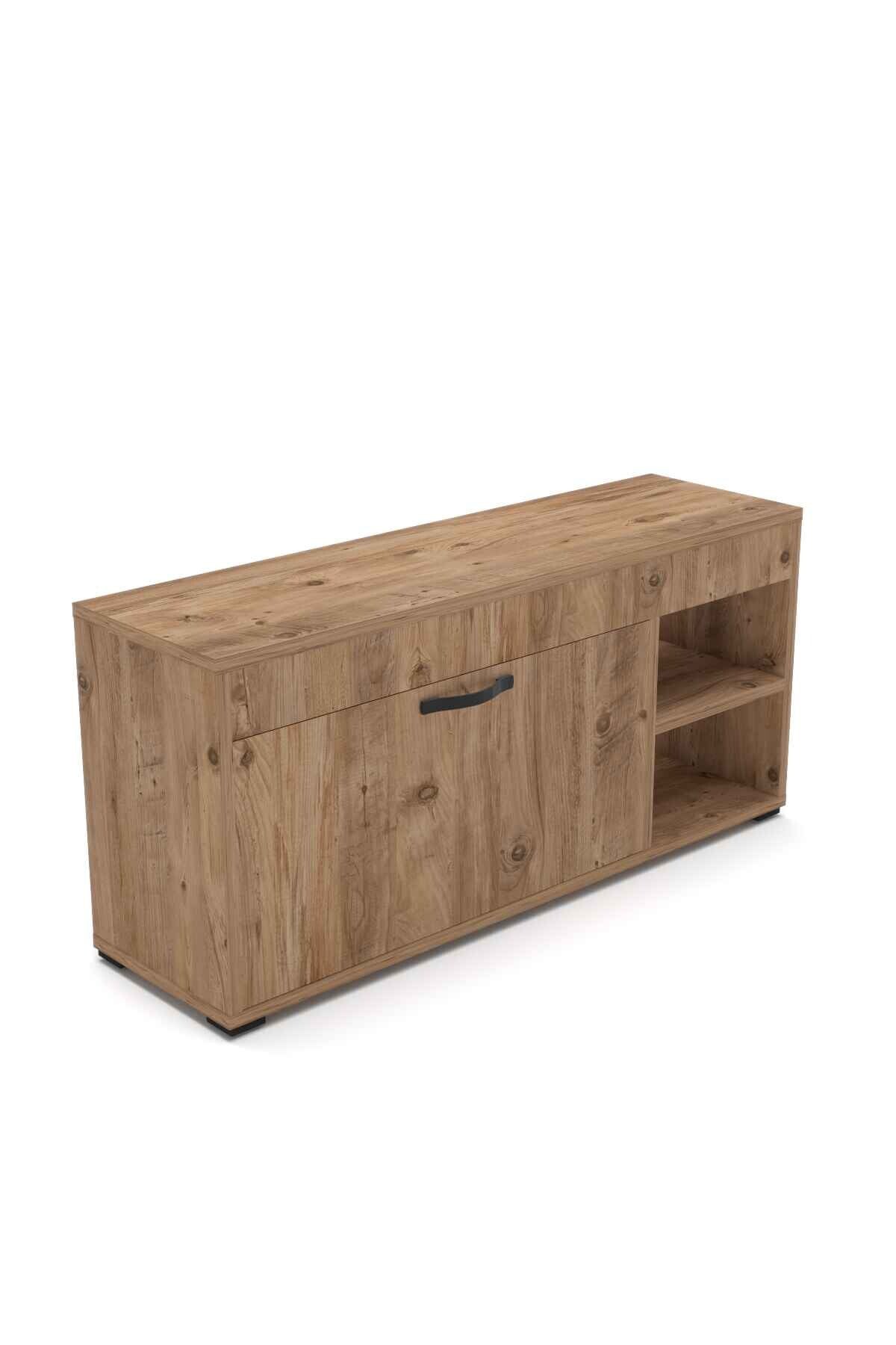 Ayakkabılık Dolabı Kahverengi 90 cm