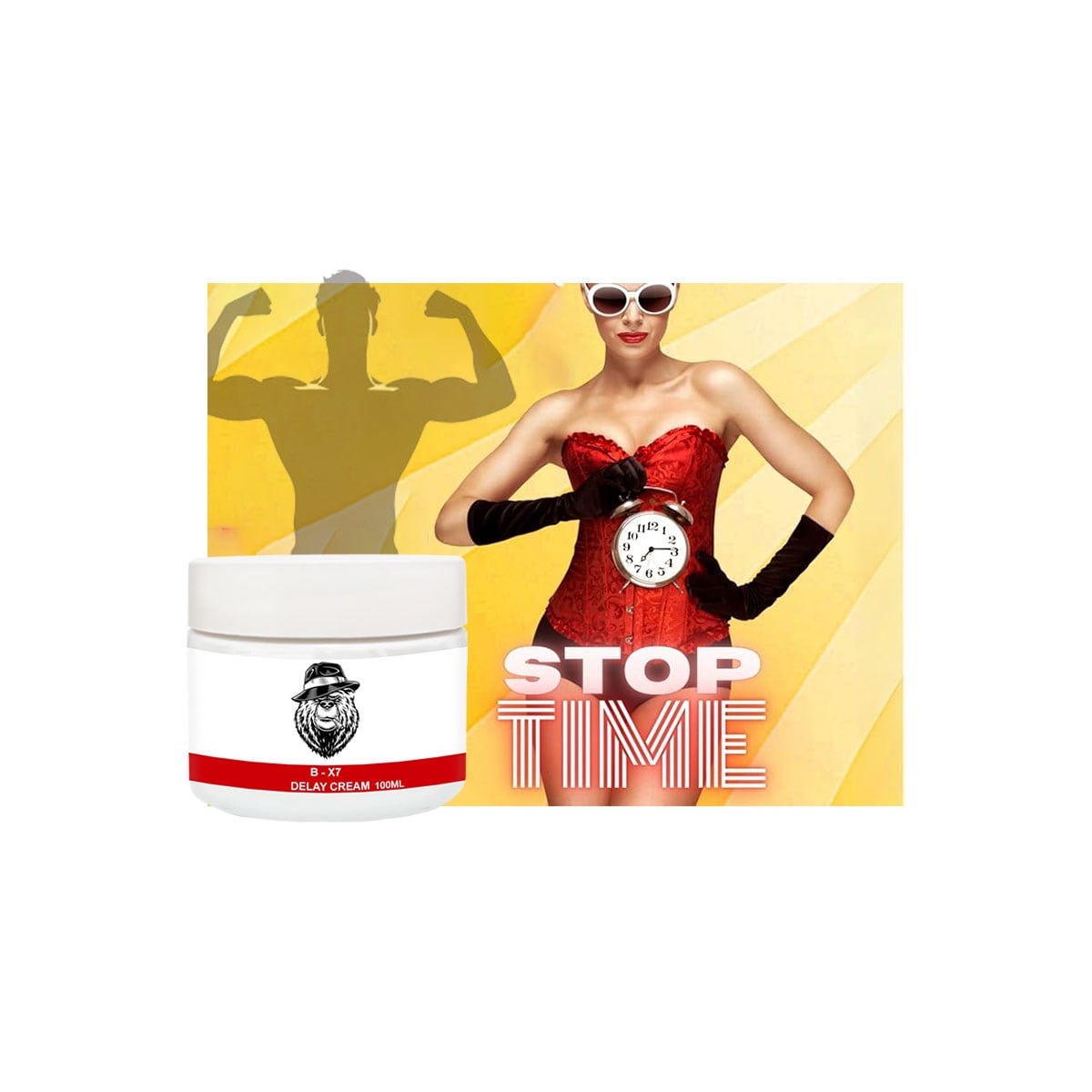 B-X7 Cream 100 ml Erkekler İçin Zaman Stop Kremi 7x Effect