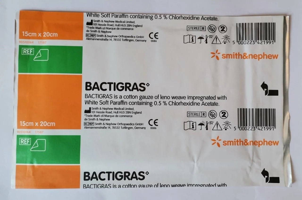 Bactigras - 15 cm x 20 cm - Steril 1 Adet