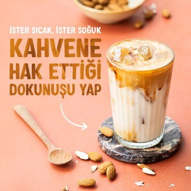 Badem Sütü 2x1 L Vegan Laktozsuz Bitkisel Alternatif