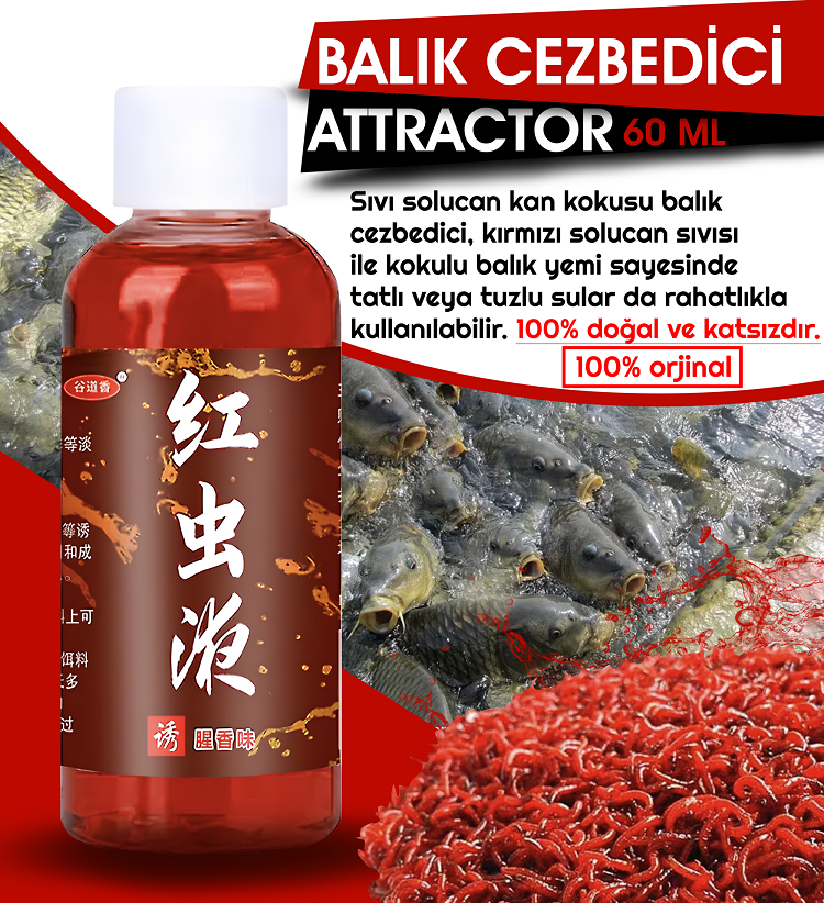 Balık Cezbedici Attractor 60ml