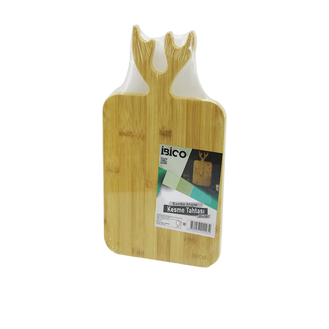 Bambu Kesim Panosu Kulplu 20x38 cm