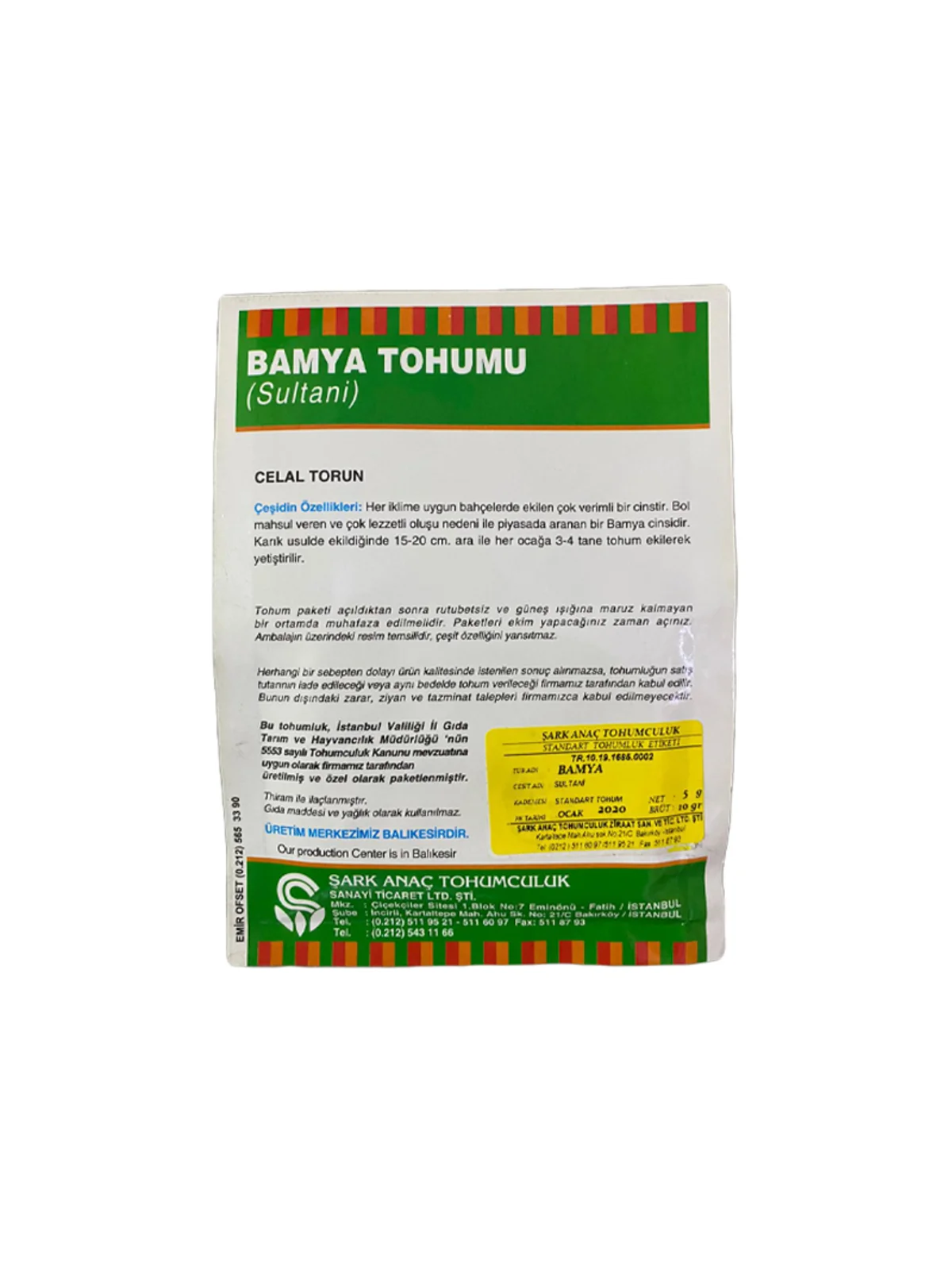 Bamya Tohumu