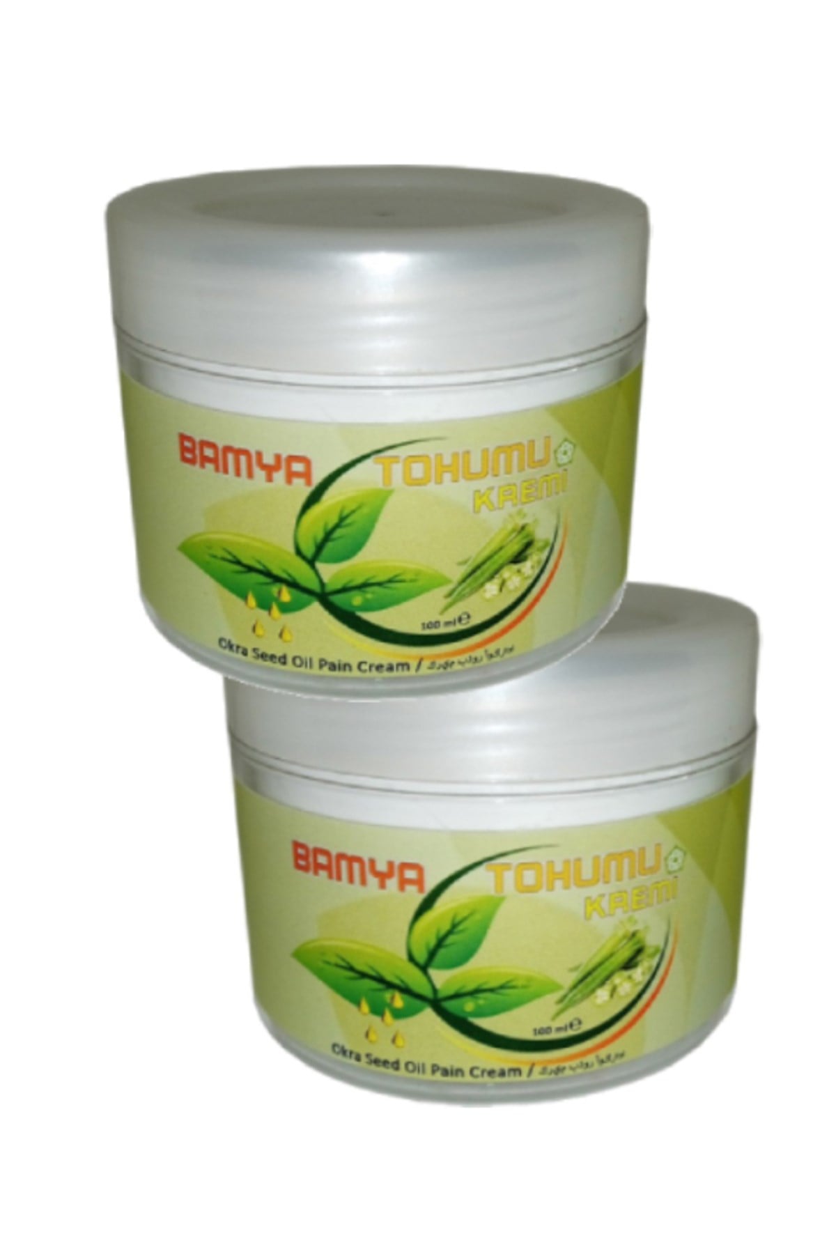 Bamya Tohumu Yağı Rahatlatma Masaj Kremi 100 ml X 2 Ad