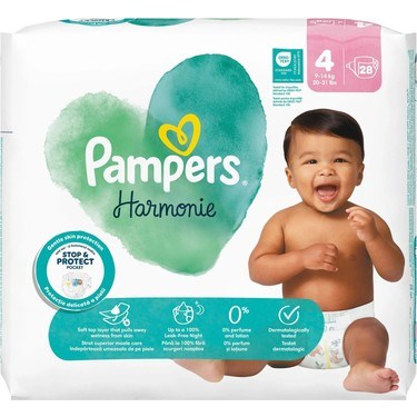 Bantlı Bebek Bezi 4 Numara 28 Adet 9 - 14 kg Cilt Koruma