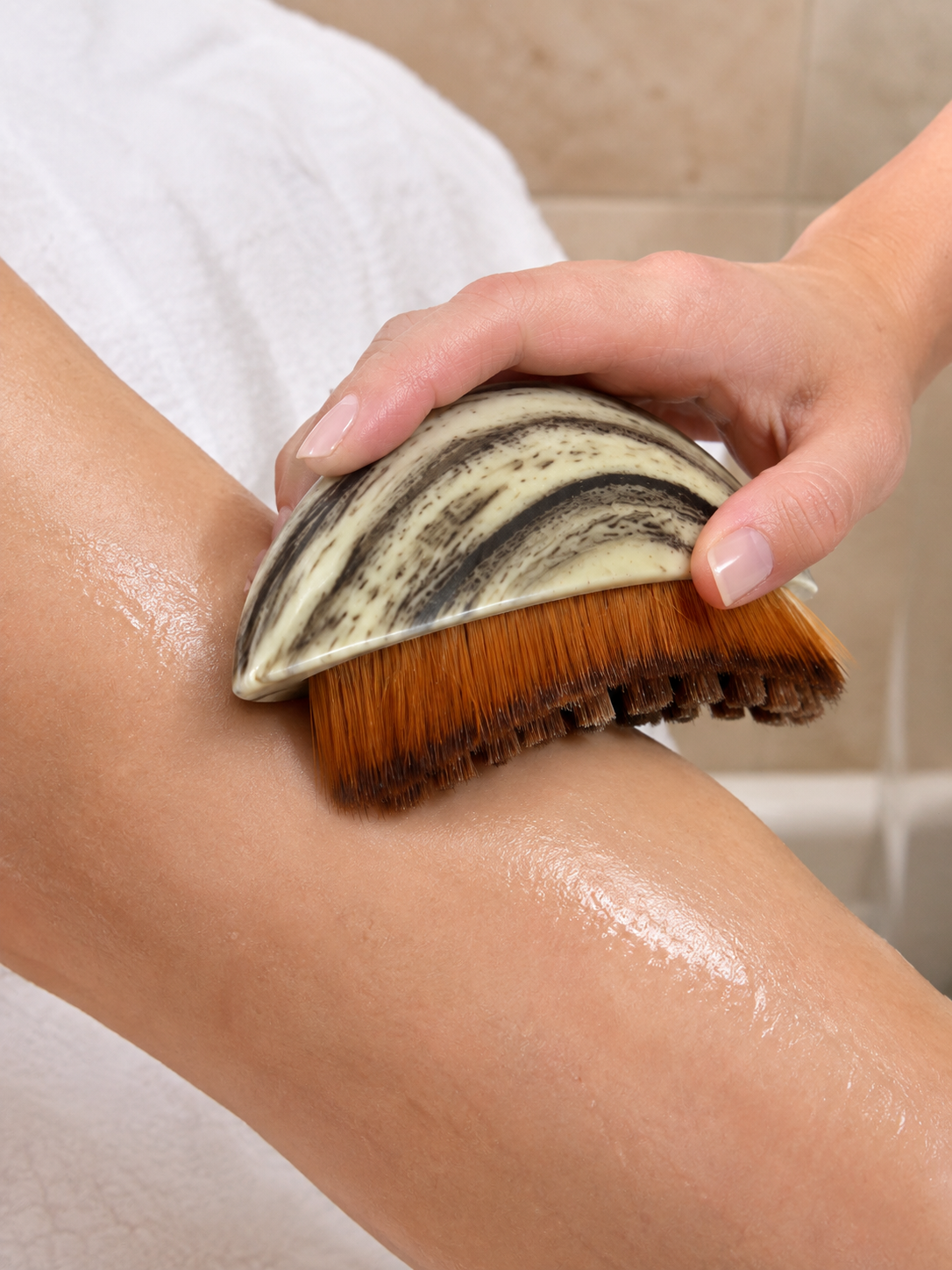 Banyo Masaj Fırçası Yumuşak Kıllı Ergonomik Vücut Temizleme Fırçası
