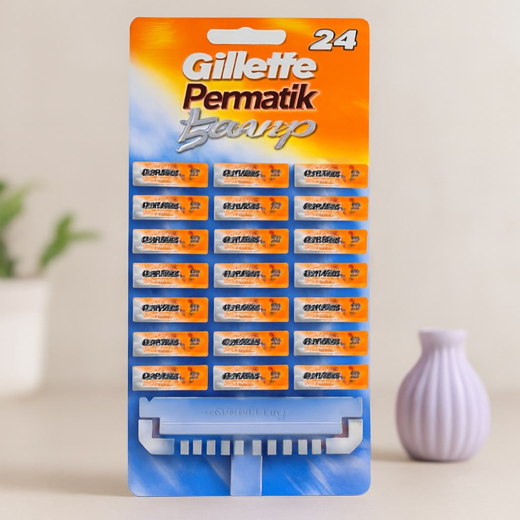 Banyo Saplı Jilet Kartela 48li