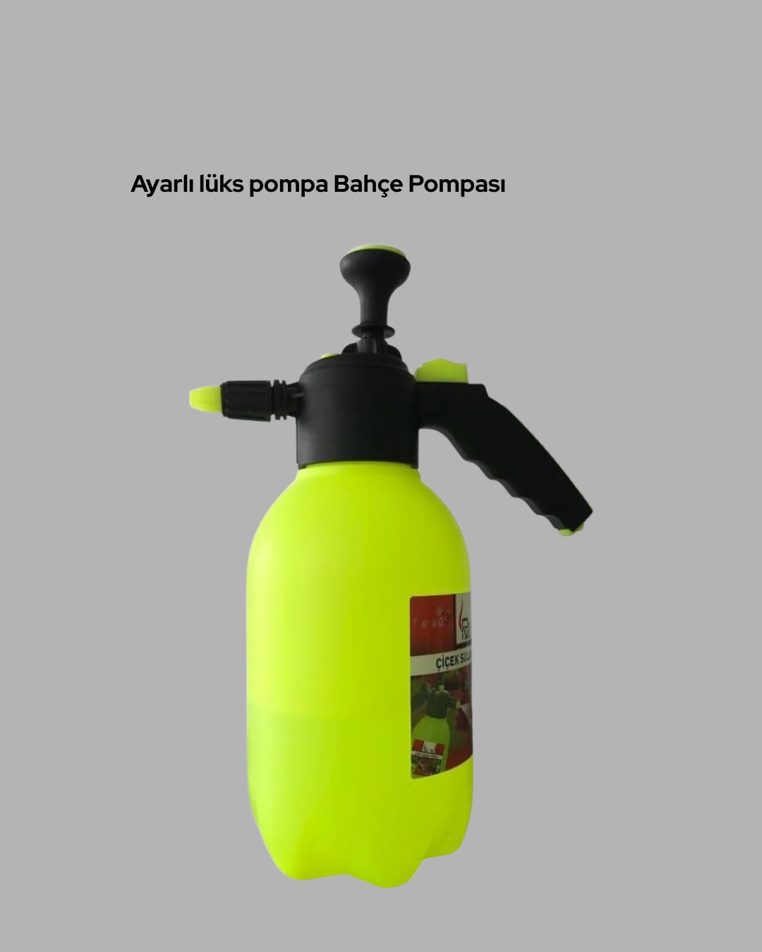 Basınçlı El Pompası 2 Litre Bakır Nozul Ayarlı Jet ve Dağınık Atım