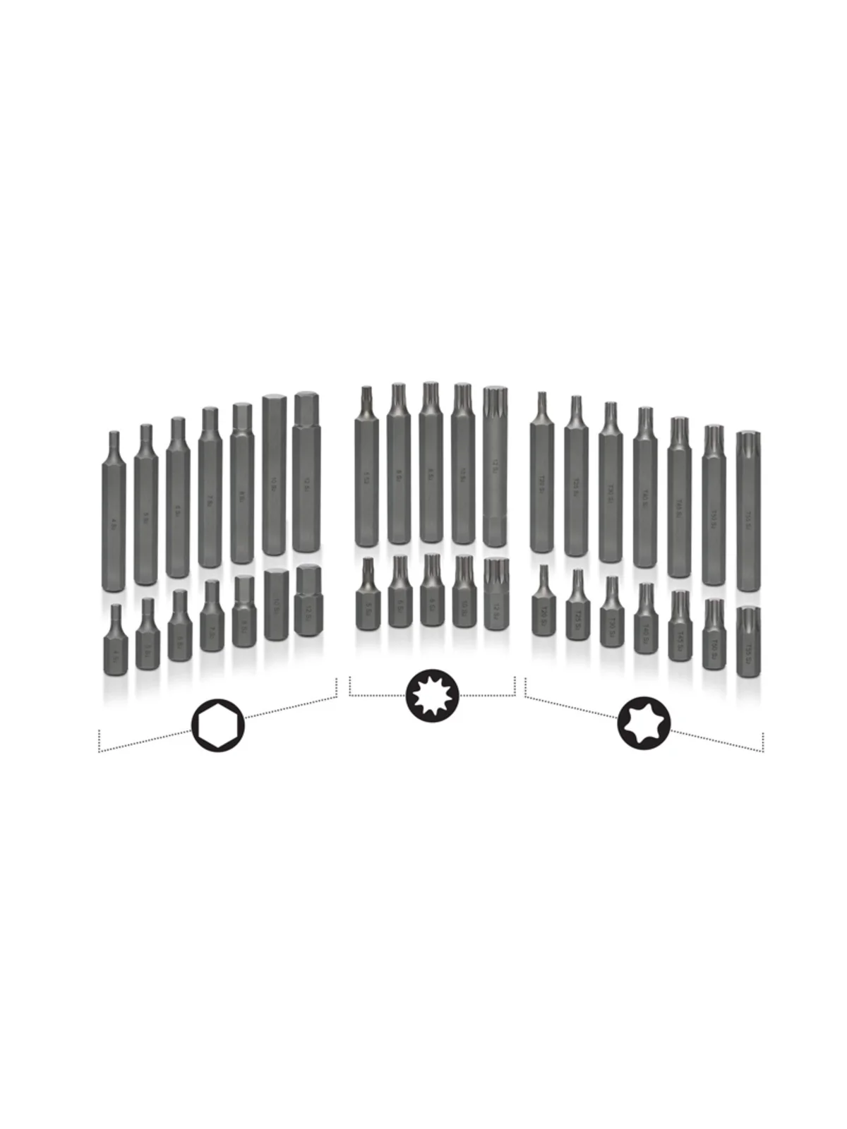 BAY-TEC MU2155 Otomotiv Bits Seti 40 Parça