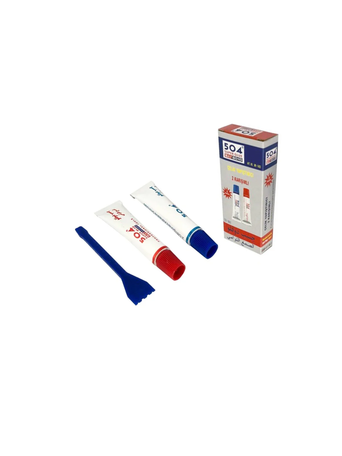 BAYBOND 504 Çelik Yapıştırıcı 2'li MK1400