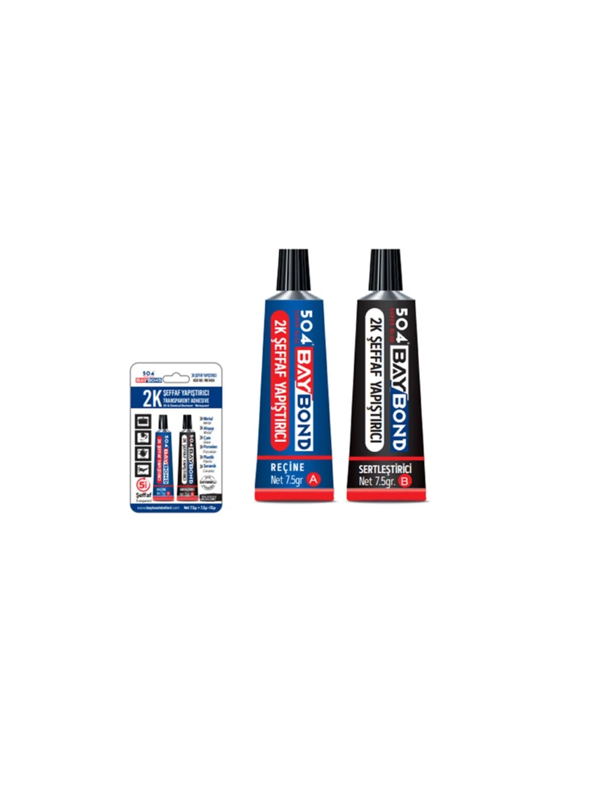 BAYBOND Çelik Yapıştırıcı Şeffaf MK1404
