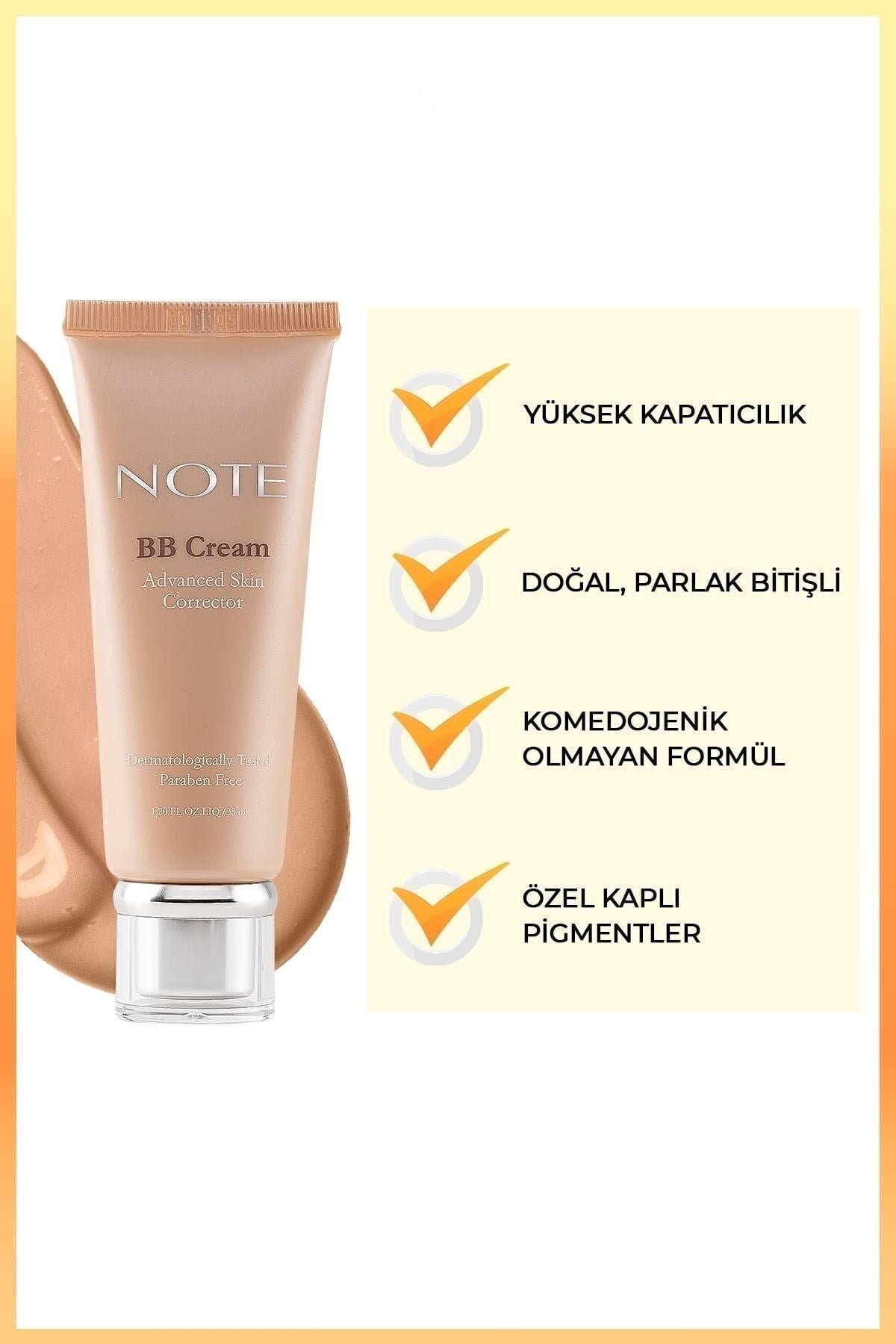 BB Cream 02 SPF 15 Nemlendirici Etkili Yoğun Kapatıcı BB Krem