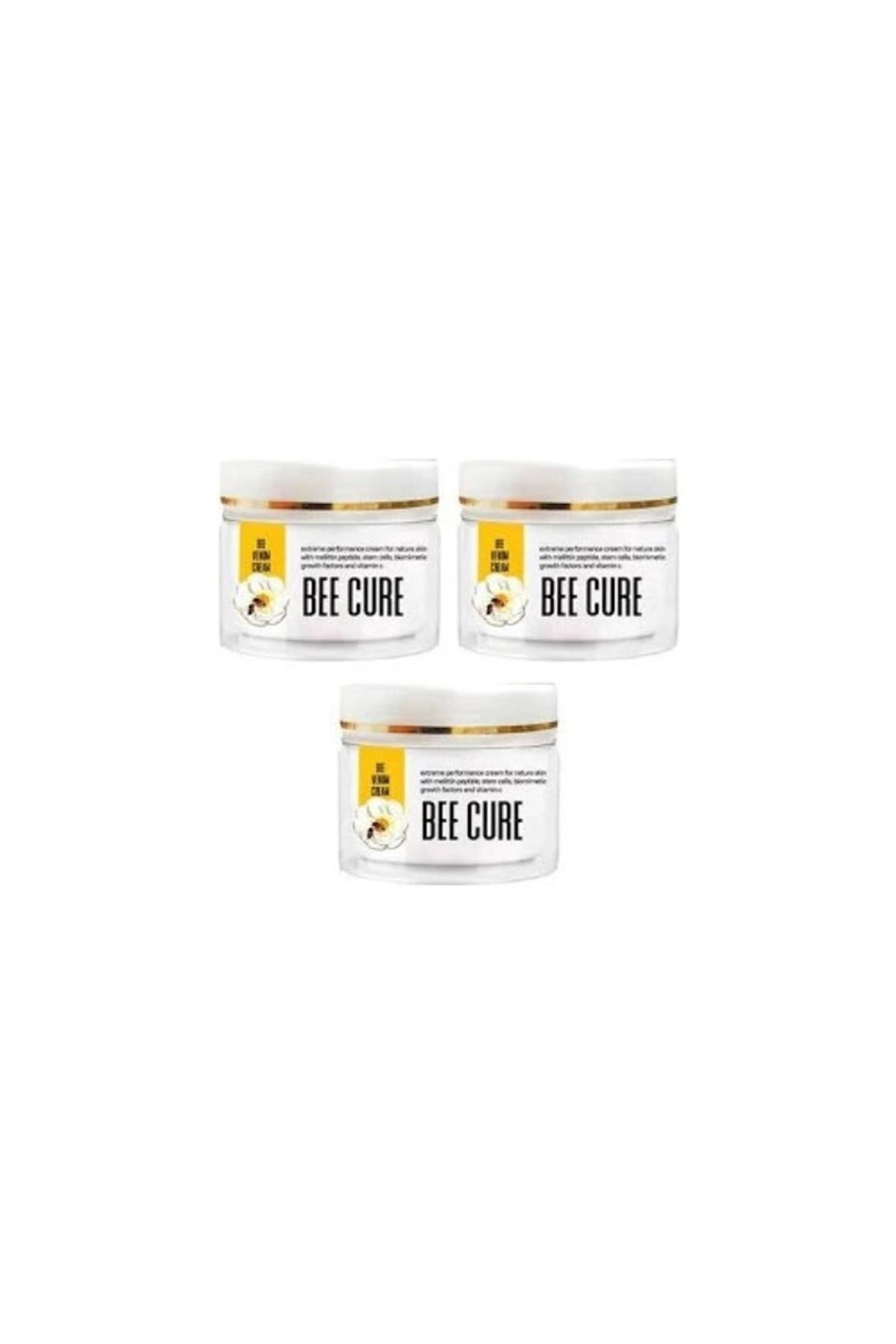 Bee Cure 3 Kutu Arı Zehri Kremi Beecure Arı Zehiri Kremi Relaxing Cream 3 x 50 ml