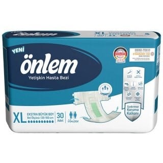 Belbantlı Yetişkin Hasta Bezi - XL - 120 Adet, 4 Paket
