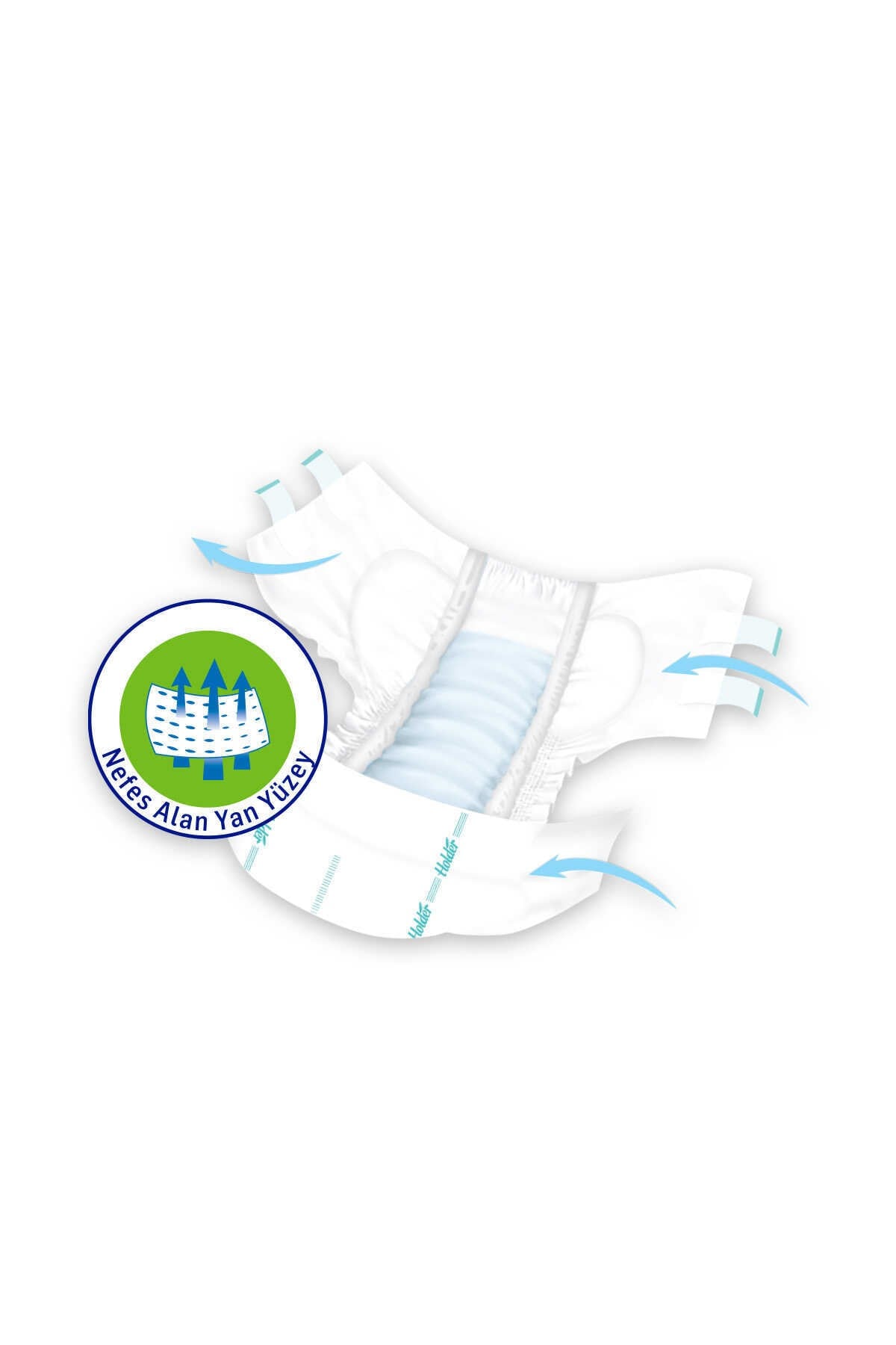 Belbantlı Yetişkin Hasta Bezi - XL - 120 Adet, 4 Paket