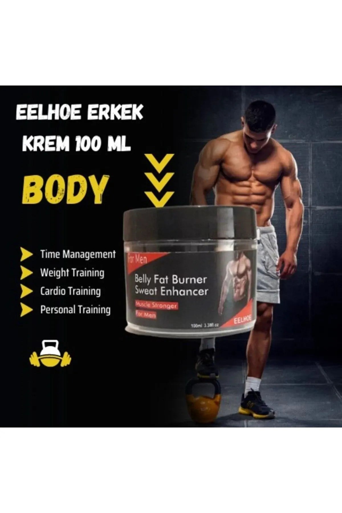 Belly Fat Burner For Man - Erkek Hızlı Krem 100ml X 2 Adet