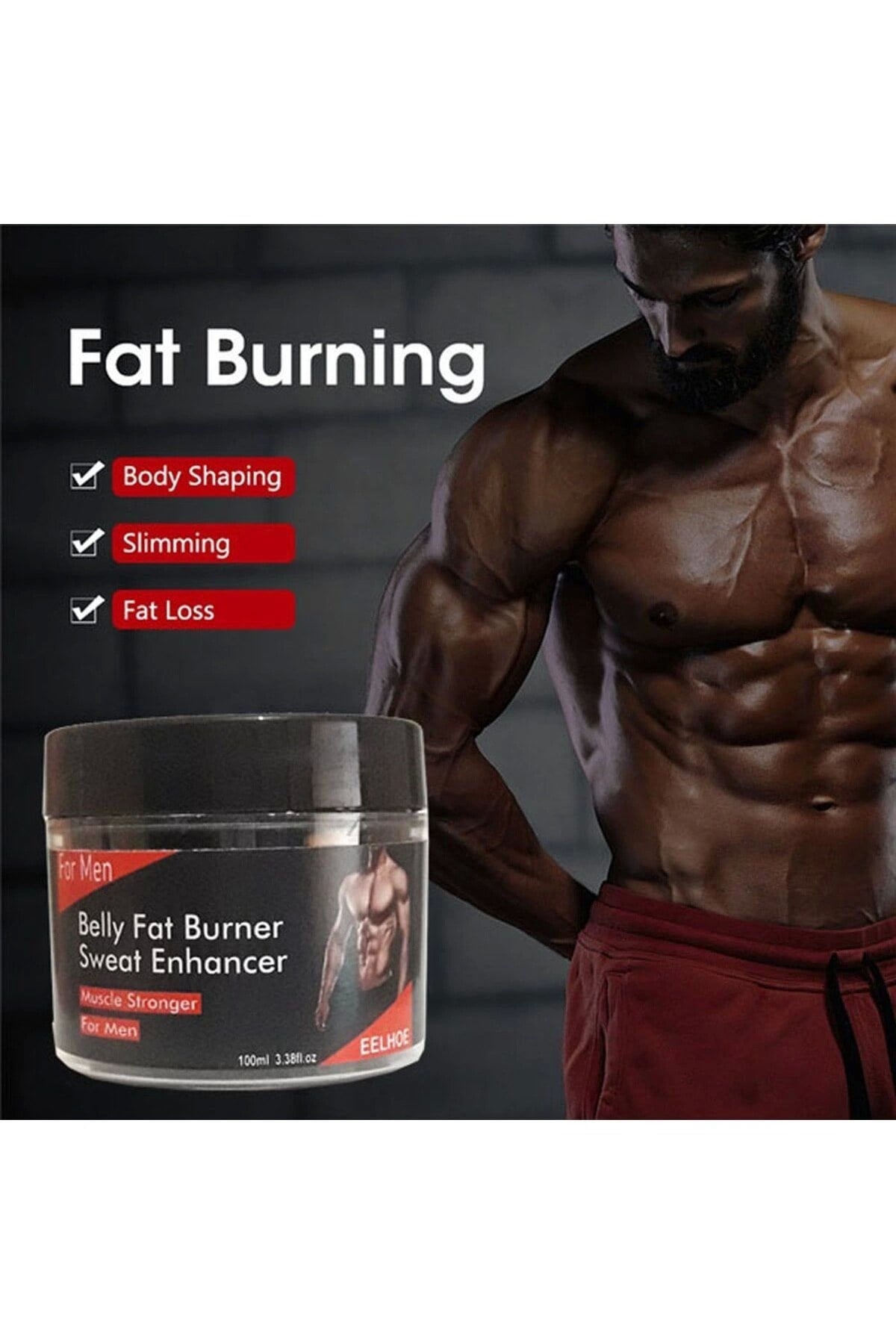 Belly Fat Burner For Man Erkek Hızlı Krem 100ml Thermal