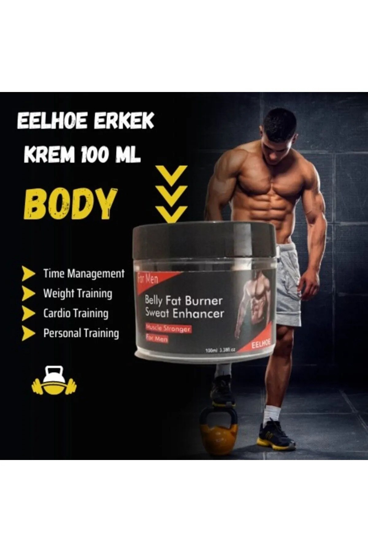 Belly Fat Burner For Men / Erkek Krem 100 ml