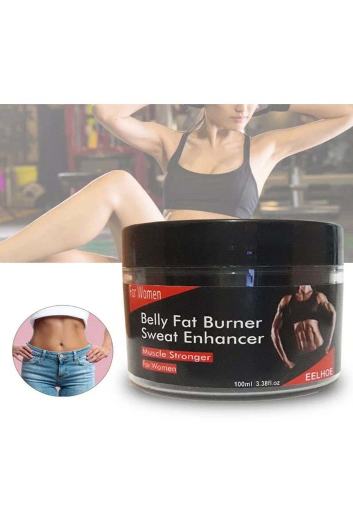 Belly Fat Burner For Women Kadın Hızlı Yağ Giderici Krem 100 ml X 3 ADET