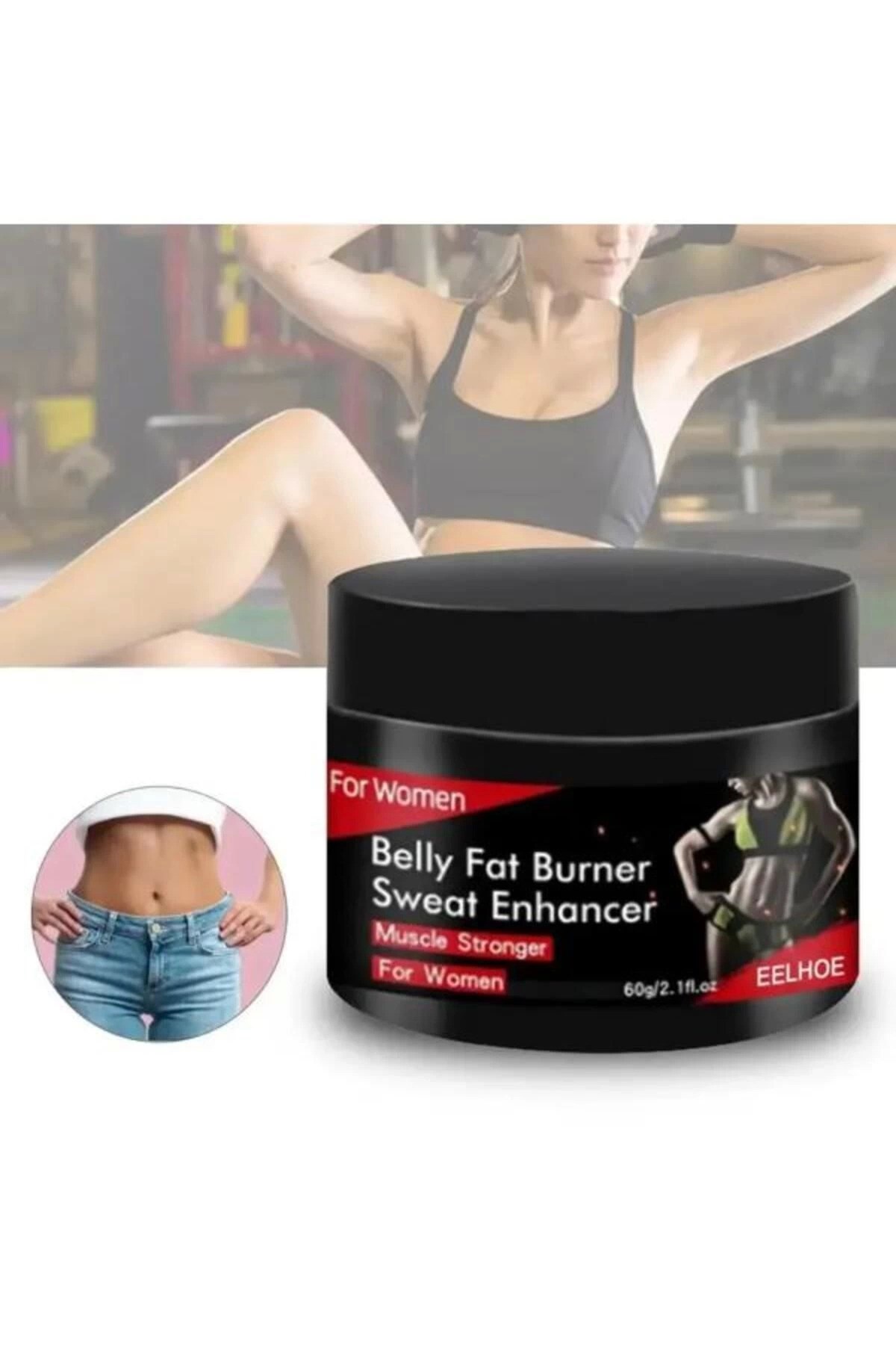 Belly Fat Burner Kadınlara İçin Bölgesel Şekillendirici  Kremi 100 ml 2 Adet