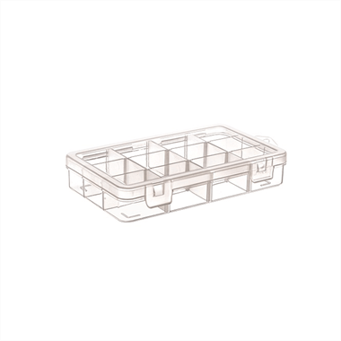 Beta Şeffaf Organizer 12 Bölmeli Kutu 7