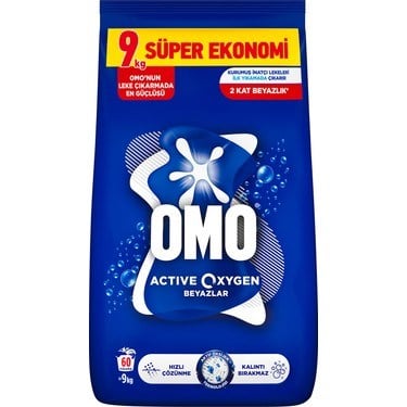 Beyaz Çamaşırlar İçin Toz Deterjan 9 kg