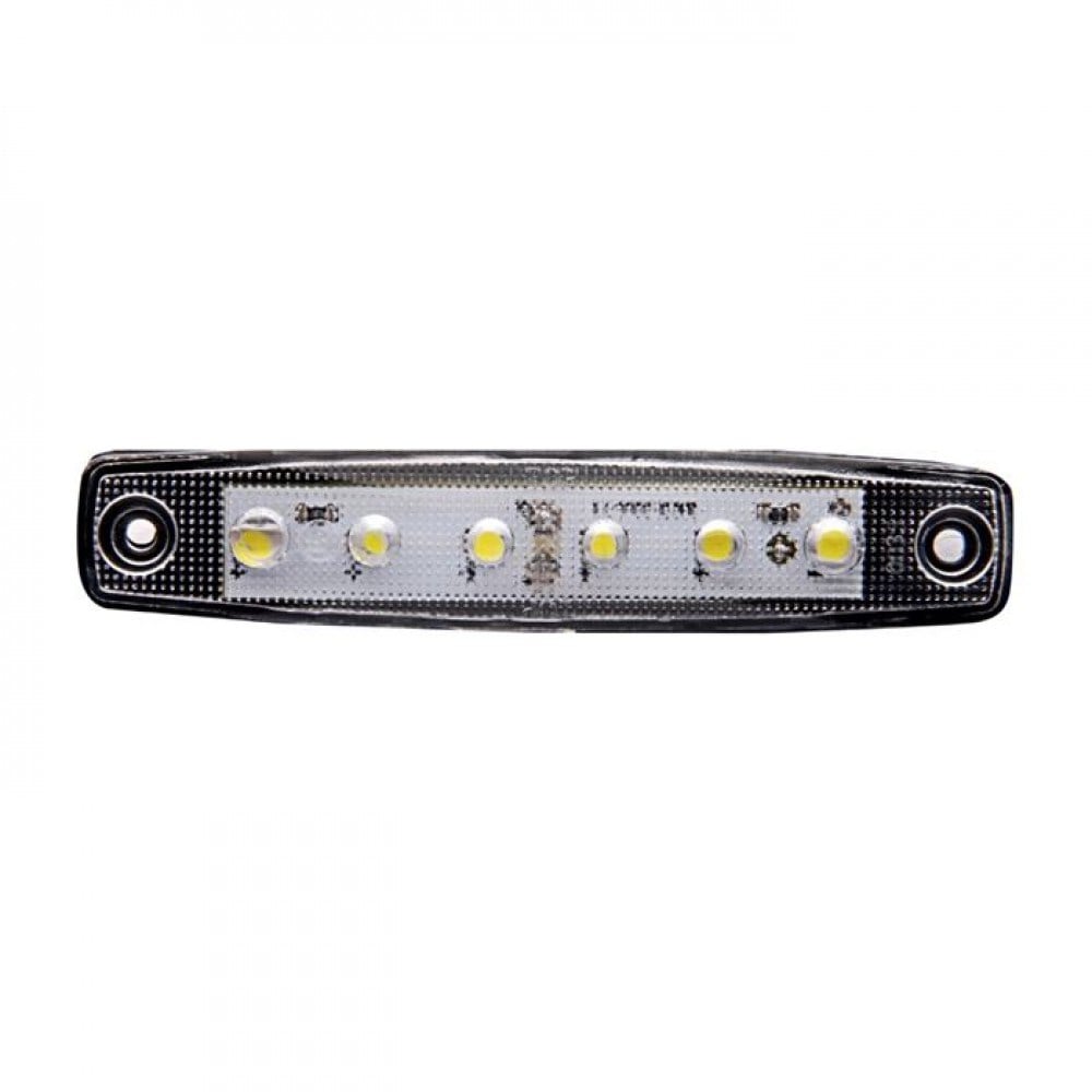 Beyaz Parmak Led Dorse Lamba 6 Ledli 12-24V