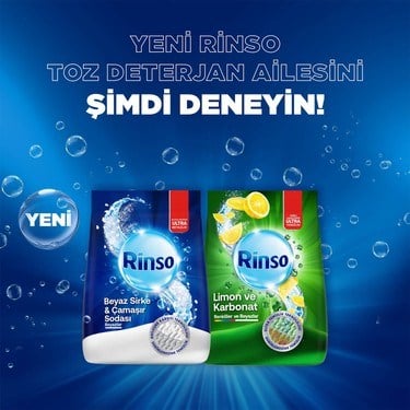 Beyazlar için Beyaz Sirke ve Çamaşır Sodası ile Toz Deterjan 8 kg