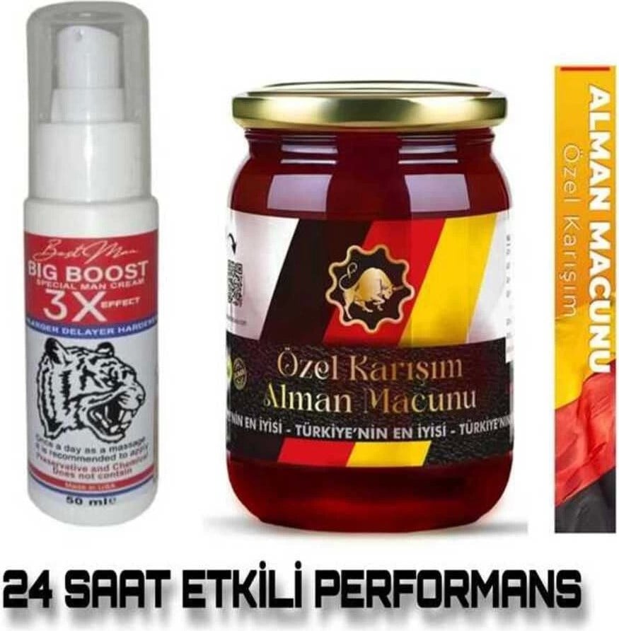 Big Boost 3x Effect Delayer Hardener Cream Alman Macunu 240 gr