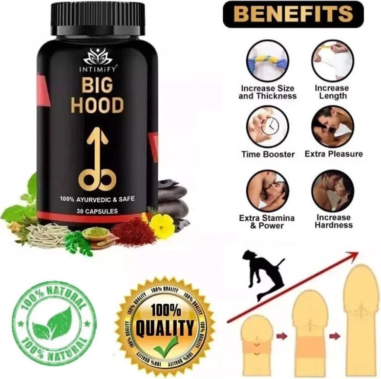 Big Hood Erkekler Için Çok Özel 30lı x 1 Ad.+Eroselerotik Masaj Yağı