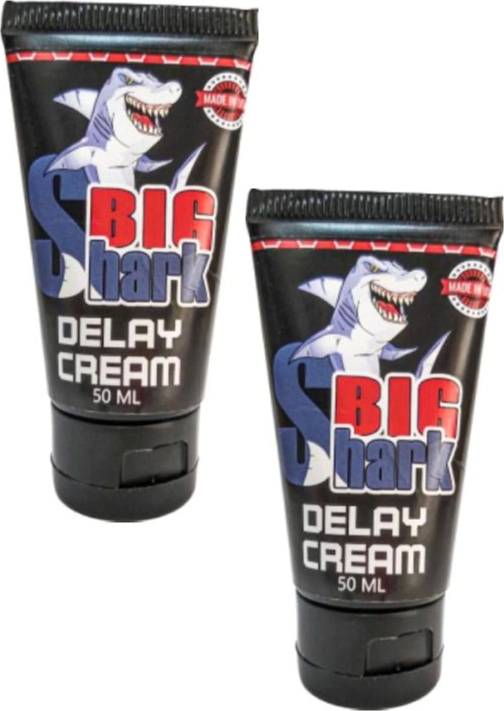 Big Shark Del.ay Erkekler İçin Yeni Formülü  Krem 50 ml  x 2 Adet