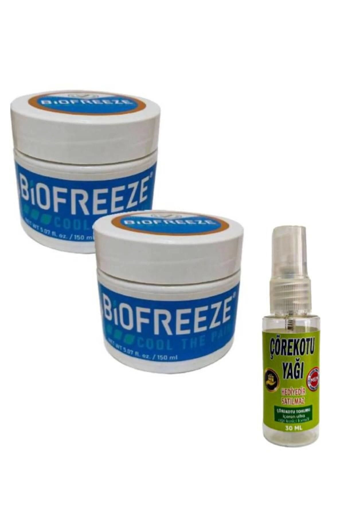 Biofreeze Etkili Rahatlatıcı Bakım ve Masaj Kremi 150 mlx2+Çörek Otu Yağı ile