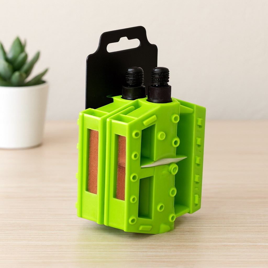 Bisiklet Pedalı 9.8x8.4 cm (2li, Yan Reflektörlü)